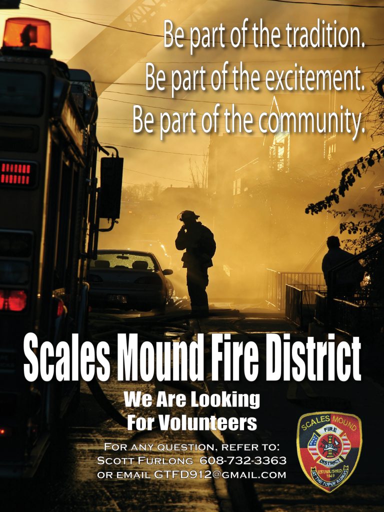 18 by 24 firefighters needed volunteer poster